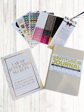 🪷 Law of Attraction Manifestation Gratitude Journal by Freedom Mastery
